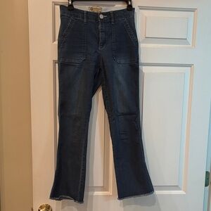 Democracy Women's Boot Cut Jeans - Dark Blue